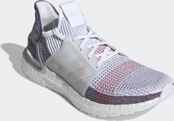 adidas Ultraboost 19 ftwr white/crystal white/blue (Herren)