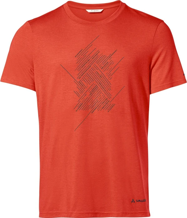 Vaude Tekoa III Funktionsshirt kurzarm glowing red (Herren)