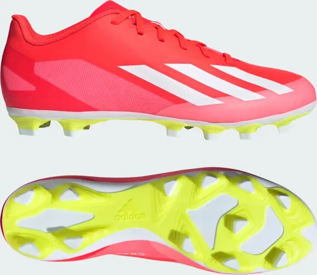 adidas X Crazyfast Club FXG solar red/cloud white/team solar yellow 2