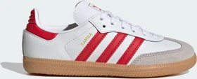 adidas Samba OG cloud white/better scarlet/gum (Junior)