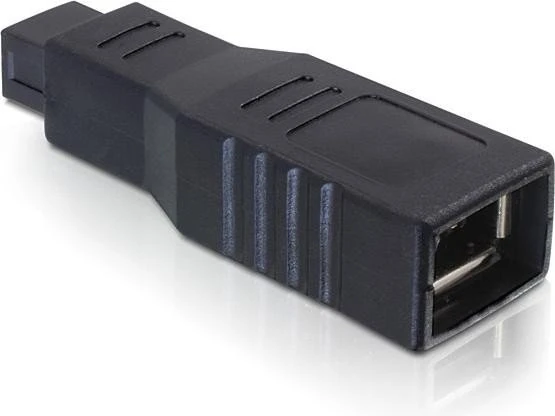 DeLOCK FireWire IEEE-1394 Adapter, 9-Pin [Stecker] auf 6-Pin [Buchse]