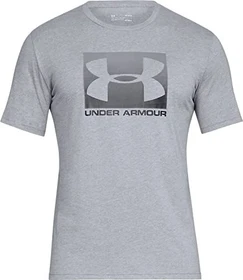 Under Armour Boxed Funktionsshirt kurzarm steel light heather/graphite (Herren)