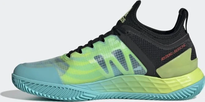 adidas Adizero Ubersonic 4 Clay Court core black/cloud white/pulse lime (Damen)