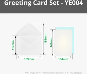 Bambu Lab Pearlescent White Greeting Card Set, 2er-Pack