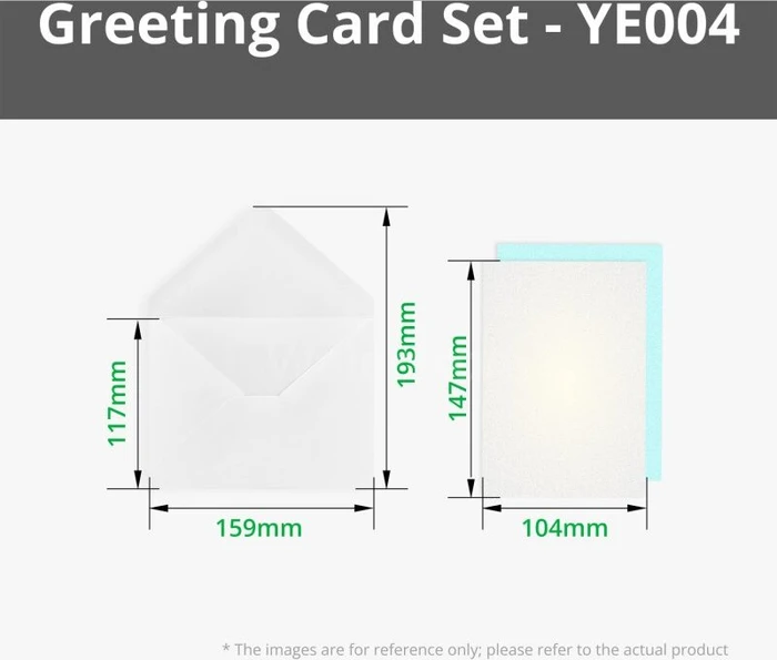 Bambu Lab Pearlescent White Greeting Card Set, 2er-Pack