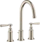 Hansgrohe Axor Montreux 3-Loch Waschtischarmatur 180 mit Hebelgriffen und Zugstangen-Ablaufgarnitur brushed nickel Vorschaubild