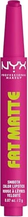 NYX Fat Matte Smooth Color Lipstick 13 fluffy fuchsia, 2g
