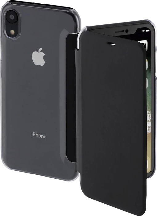 Hama Booklet Clear für Apple iPhone XR schwarz