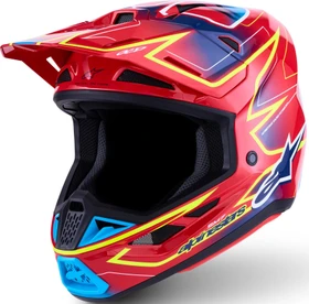 Alpinestars S-M7 Cast rot/gelb/blau