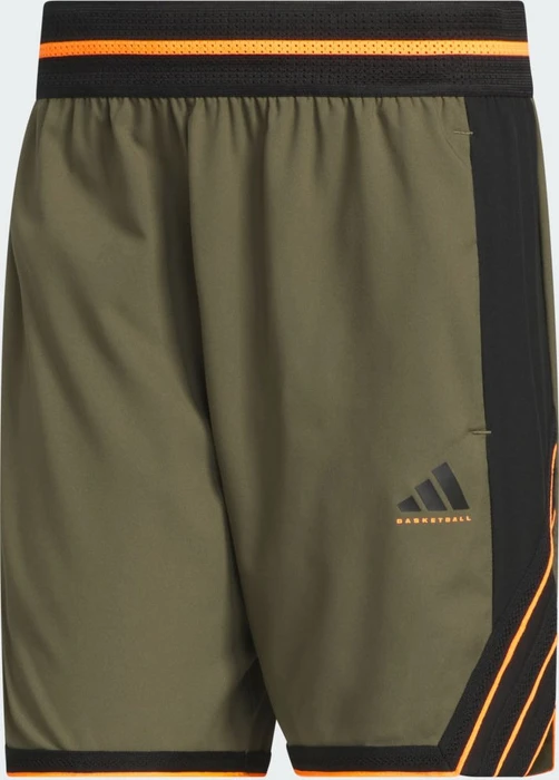 adidas Crazy Lite Trainingshose kurz olive strata/lucid orange (Herren)