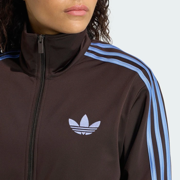 adidas Firebird Track Top Loose Trainingsjacke aurora coffee/blue fusion (Damen)