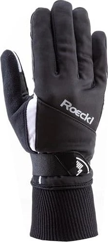 Roeckl Lappi Laufhandschuhe schwarz/weiß