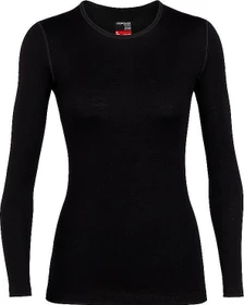 Icebreaker Merino 260 Tech Funktionsshirt langarm schwarz (Damen)