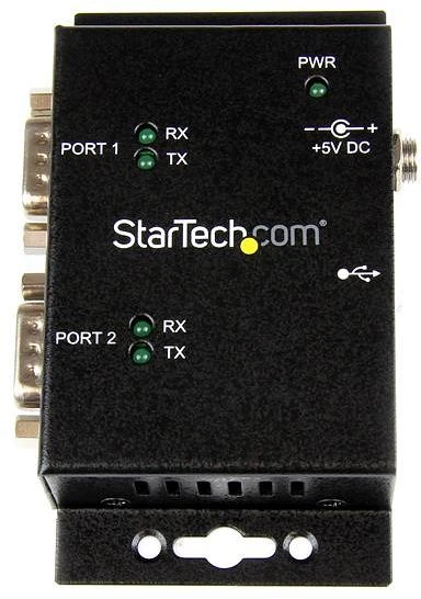 StarTech Industrieller USB 2.0 auf 2-port seriell Hub