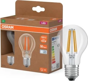 Osram Ledvance LED Classic A 100 Filament 7.2W/840 E27 Clear, 2 Stück