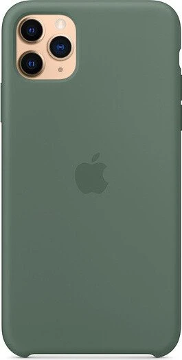 Apple Silikon Case für iPhone 11 Pro Max piniengrün