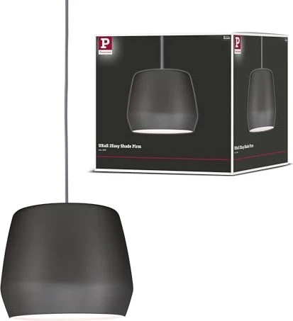Paulmann URail 2Easy Pirm Schienensystem-Komponente Metall-Lampenschirm 280x230mm grau matt
