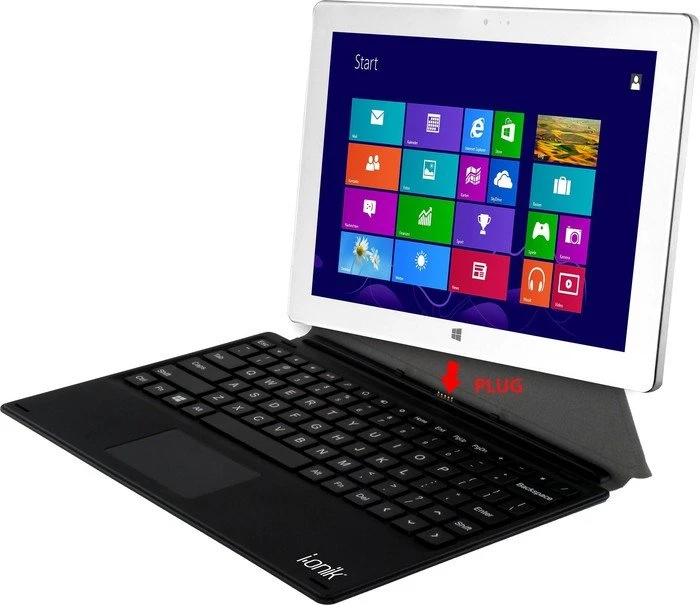 i.onik TW Serie 1 10.1", weiß, 16GB, KeyboardCase weiß
