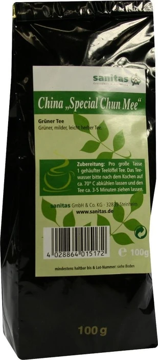 Sanitas Grüner Tee China Special Chun Mee, 100g