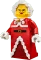 LEGO Minifigures - Große Frau Weihnachtsmann-Minifigur Vorschaubild