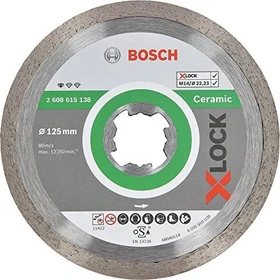 Bosch Professional X-LOCK Standard for Ceramic Diamanttrennscheibe, 125x1.6x22.23mm, 1 Stück