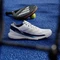 adidas Crazyquick Boost Padel cloud white/silver metallic/dark blue (Herren) Vorschaubild