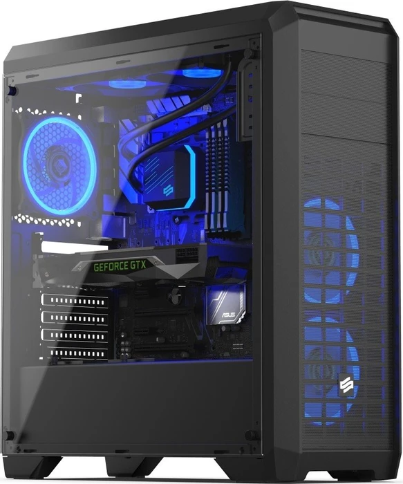 Endorfy SilentiumPC Regnum RG4T RGB Pure Black, Glasfenster