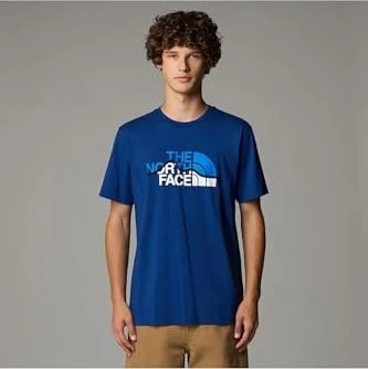 The North Face Mountain Line T-Shirt kurzarm estate blue (Herren)