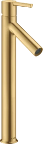 Hansgrohe Axor Starck Einhebel-Waschtischmischer 250 mit Hebelgriff für Aufsatzwaschtische mit Ablaufgarnitur brushed gold optic