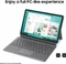 Samsung EJ-DT860 Book Cover Keyboard für Galaxy Tab S6, grau, US Vorschaubild