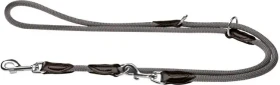 Hunter Freestyle verstellbare Führleine, 2m, grau