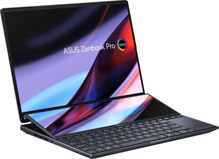 ASUS ZenBook Pro 14 Duo OLED UX8402VV-P1084X, Tech Black, Core i9-13900H, 32GB RAM, 1TB SSD, GeForce RTX 4060, DE