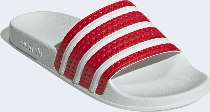 adidas Adilette better scarlet/cloud white