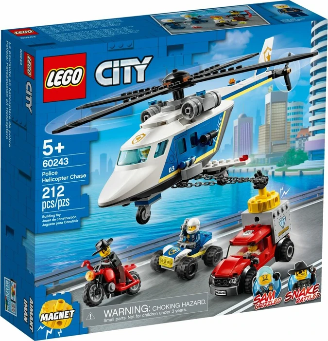 LEGO City Polizei - Verfolgungsjagd mit dem Polizeihubschrauber