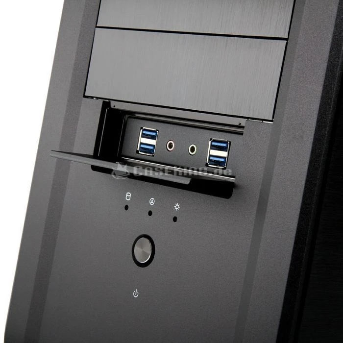 SilverStone Temjin TJ07 USB 3.0 schwarz, Acrylfenster