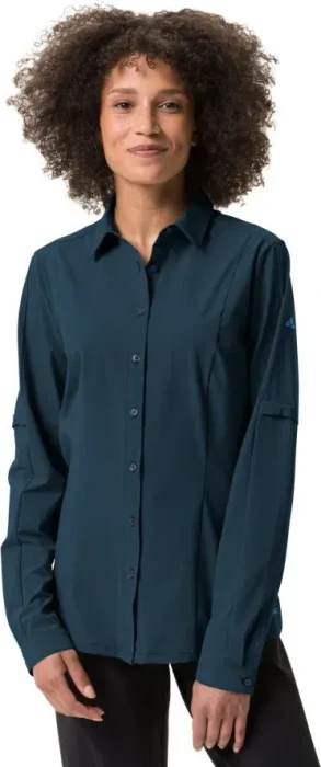 Vaude Farley Stretch Hemd langarm dark sea (Damen)