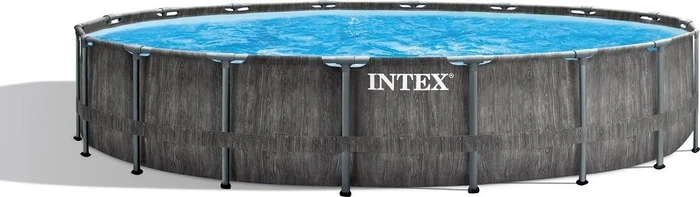 Intex Prism Greywood Frame Pool Set rund 549x122cm