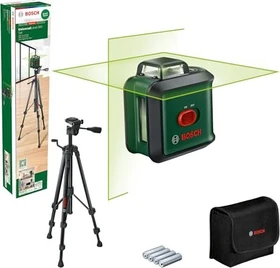 Bosch DIY UniversalLevel 360 Batterie-Kreuzlaser inkl. Tasche + Zubehör