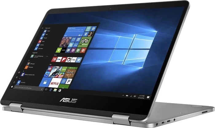 ASUS VivoBook Flip 14 TP401NA-EC004T, Light Grey, Pentium N4200, 8GB RAM, 256GB SSD, DE