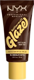 NYX Buttermelt Glaze Soft Glow Skin Tint 10 chocolate butta LSF30, 30ml