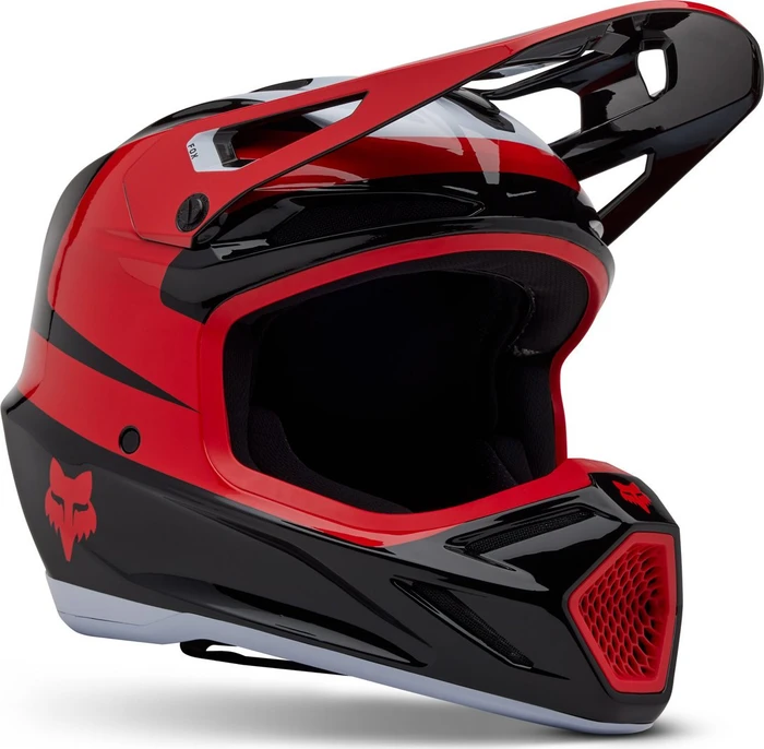 Fox Racing V3 Divider rot/schwarz/grau