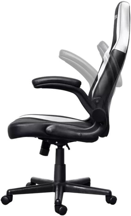 Trust Gaming GXT 703W Riye Gamingstuhl, schwarz/weiß