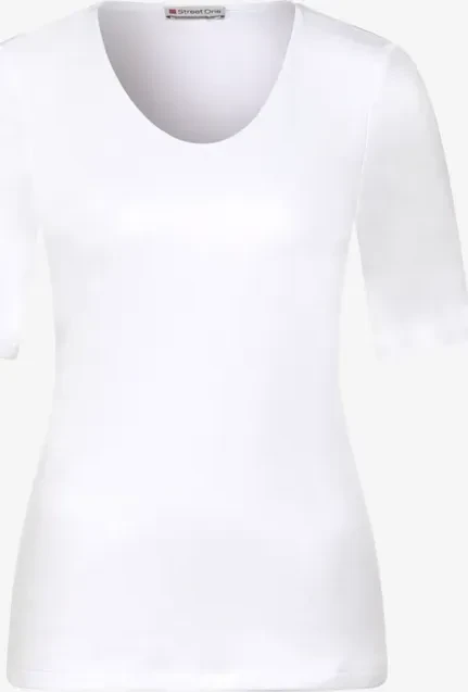 Street One Basic Palmira T-Shirt kurzarm weiß (Damen)