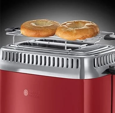 Russell Hobbs Retro Toaster ribbon red
