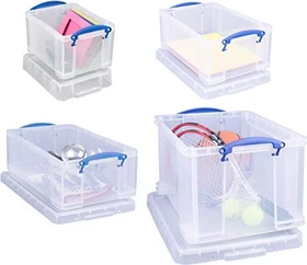 Really Useful Box Aufbewahrungsbox, 48l, transparent