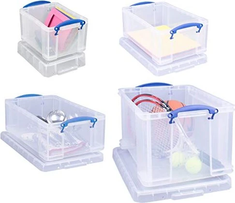 Really Useful Box Aufbewahrungsbox, 48l, transparent