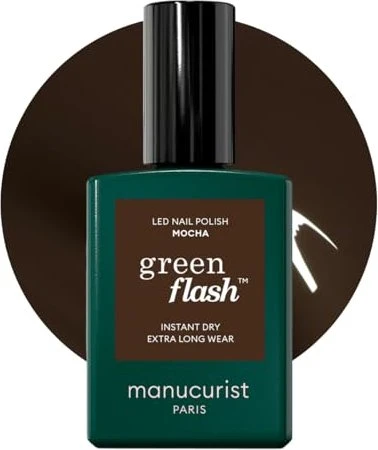 Manucurist Green Flash Gel Nagellack mocha, 15ml