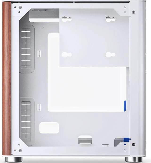 Jonsbo TK-0 White, weiß/braun, Glasfenster, Mini-ITX