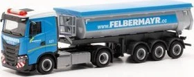 Herpa Iveco S-Way ND Rundmulden-Sattelzug Felbermayr Österreich/Wels