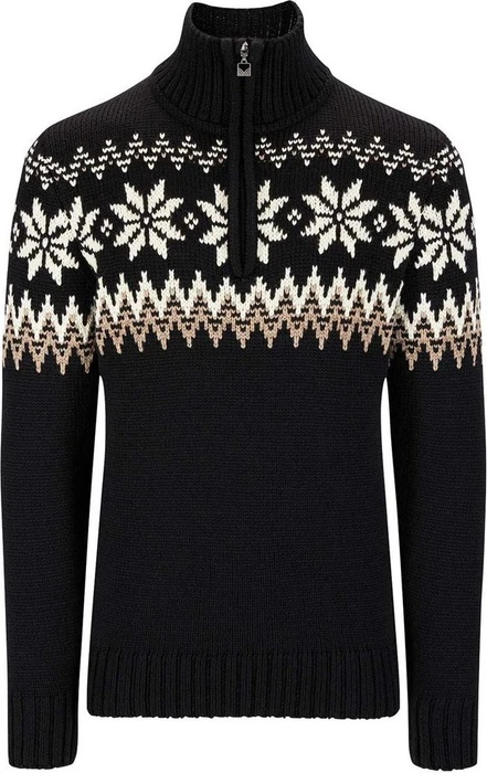 Dale of Norway Myking Strickpullover black/brown/off white (Herren)